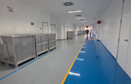 Piso industrial para indústria farmacêutica-epóxi