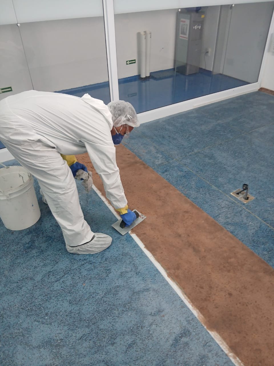 Piso industrial para indústria farmacêutica
