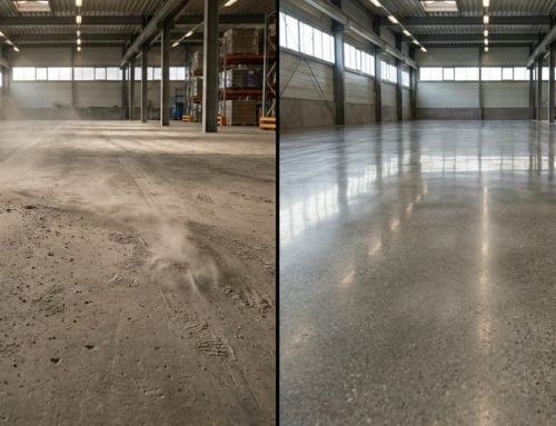 Piso de concreto soltando pó: causas e como resolver