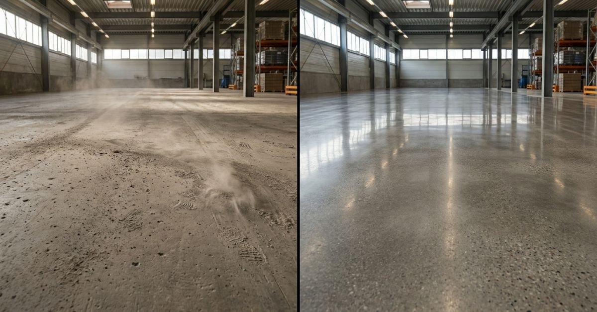 Piso de concreto soltando pó causas e como resolver Piso de concreto soltando pó causas e como resolver