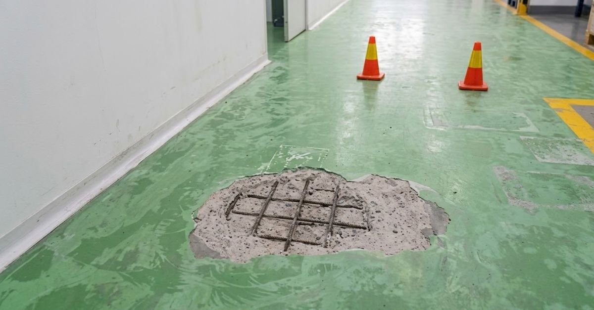 Buracos no piso industrial como planejar a recuperação Buracos no piso industrial como planejar a recuperação